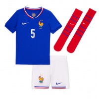 Maglie da calcio Francia Jules Kounde #5 Prima Maglia Bambino Europei 2024 Manica Corta (+ Pantaloni corti)